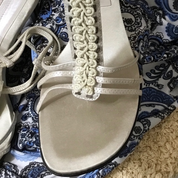 Nine West Rochelle Women's High Heels Slip Ons Open Toe Shoes Size 6.5 - Picture 3 of 8